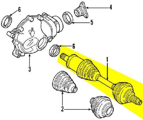 Bmw 31607505199 genuine oem factory original axle assy