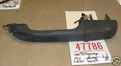 Land rover 00 discovery exterior door handle left rear 2000