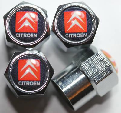 Citroen red tire valve caps saxo c2 c3 pluriel ds3 ds4 picasso free shipping