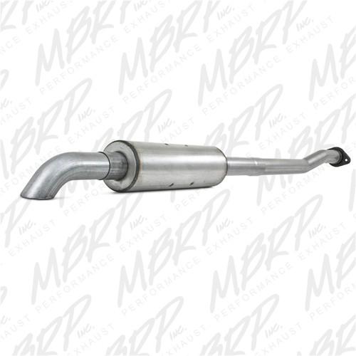 Mbrp exhaust s5222al installer series; cat back single turn down exhaust system