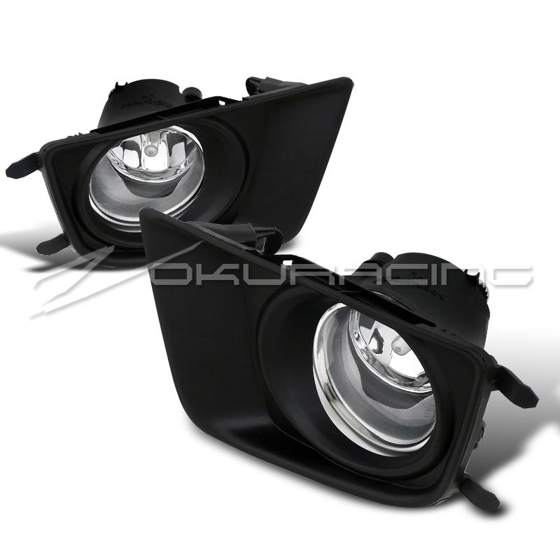 2012-2013 toyota tacoma clear bumper fog lights+switch