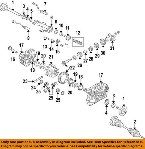 Gm oem 22935647 seal, front axle shaft