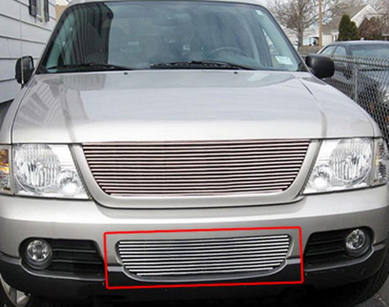 2002 2003 2004 ford explorer bumper replacment billet grille 1pc insert