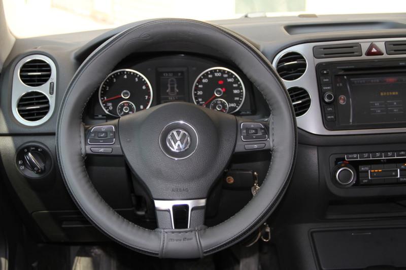 Grey+black leather 14"-15" 47014h steering wheel cover for nissan jeep altima