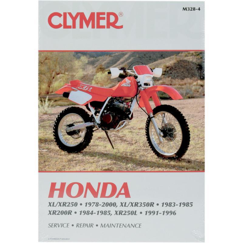 Clymer m328-4 repair service manual honda xl/xr 250-350 1978-2000