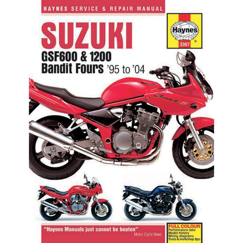 Haynes 3367 repair service manual suzuki gsf600, gsf1200 bandit 1996-2004