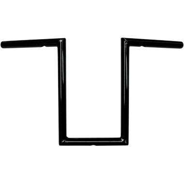 La choppers la-7380-12b 1" narrow z bars 12" black 12" rise x 24" wide