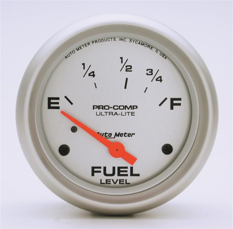 Auto meter 4415 ultra-lite; electric fuel level gauge