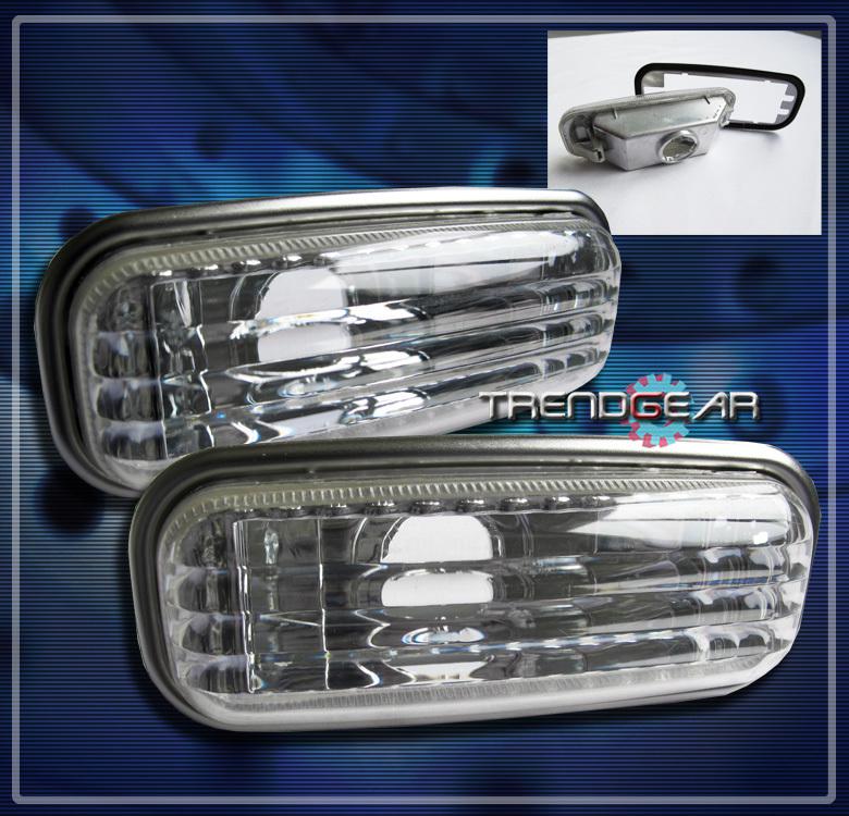 98-05 mercedes-benz w163 front side marker signal lights lamps 99 00 01 02 03 04