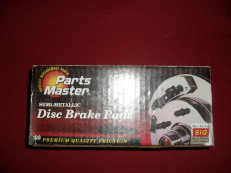 Parts master semi-metallic disc brake pads dodge stratus