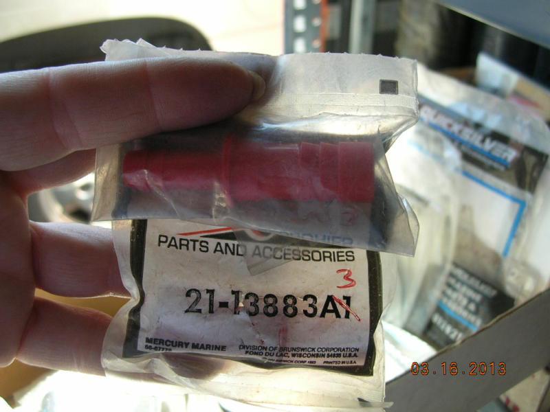 New oem mercury check valve # 21-13883a