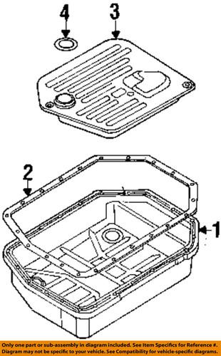 Bmw oem 24341422673 auto trans filter/transmission filter