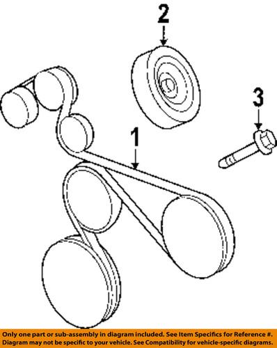 Jeep oem 4892791aa serpentine belt