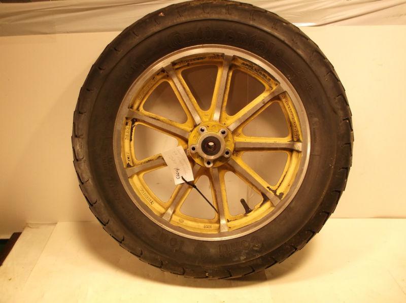 1984 honda goldwing gold wing gl1200 wheel rim tire front 130/90-16