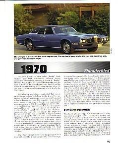 1970 ford thunderbird article + vin decode - must see !!