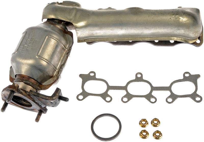 Right exhaust manifold kit w/ converter & hardware dorman 674-617 usa made