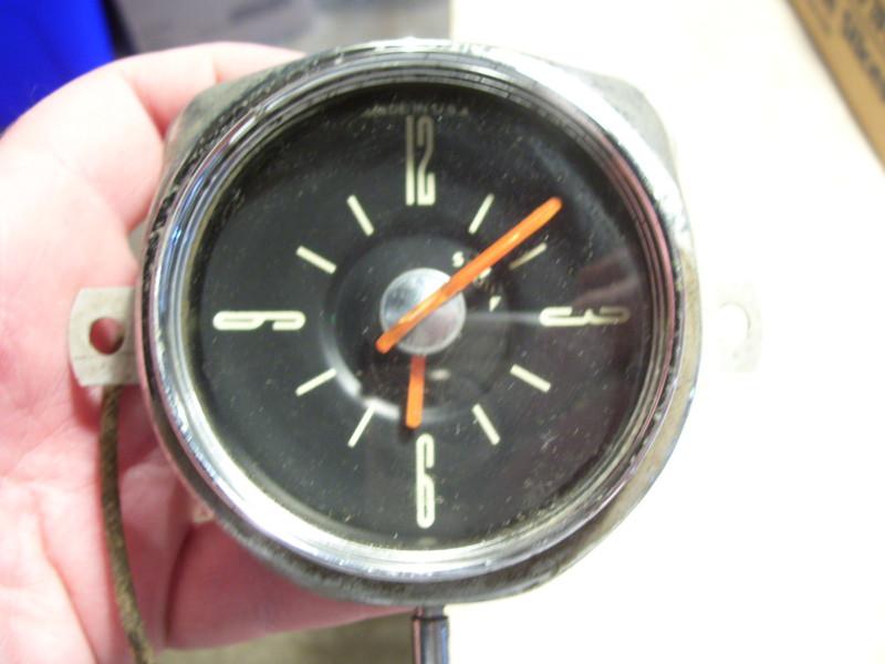 Vintage antique car clock 1949 ford chevy buick pontiac cadillac parts dash