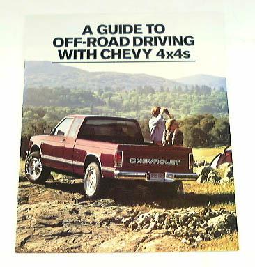 1990 90 chevrolet chevy 4x4 truck pickup brochure guide