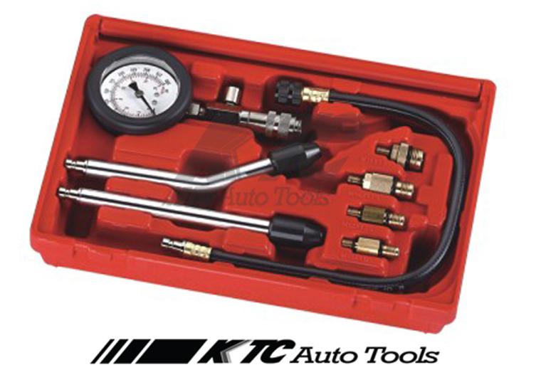 Combination gasoline compression tester