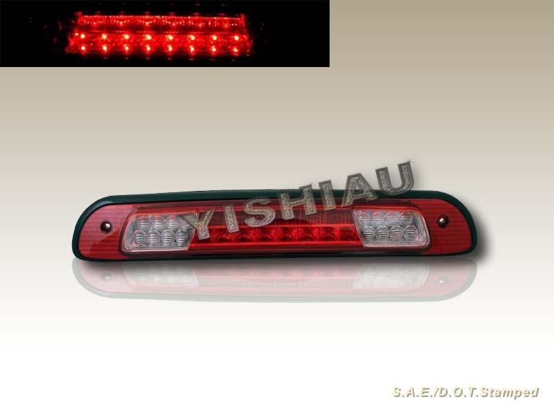 00-06 toyota tundra led 3rd third brake light red clear high mount stop light