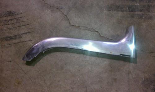 1959 1960 elcamino passenger side pillar post trim stainless