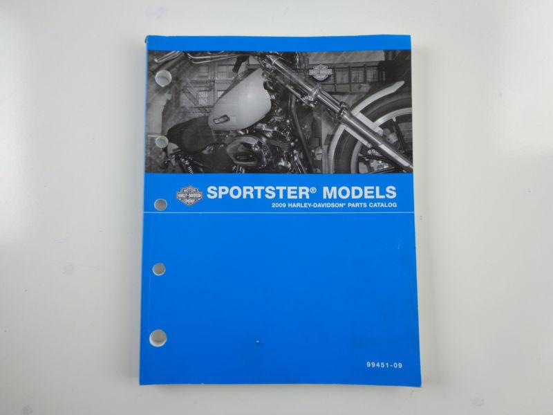 Harley davidson 2009 sportster models parts catalog 99451-09a