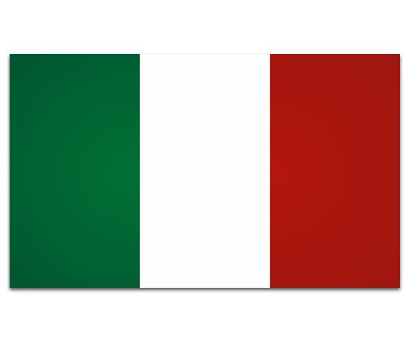 Italy flag decal 5"x3" italian italia vinyl car window bumper sticker zu1