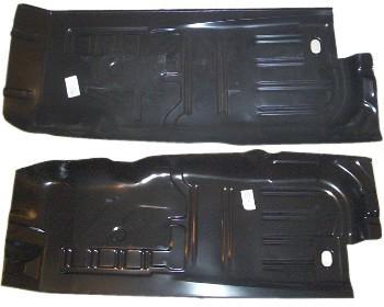 71-73 mustang full floor pans, correct pair