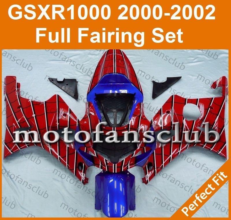 Fit suzuki gsxr 1000 00 01 02 gsx-r 2000 2001 2002 fairing bodywork k1 #20 b