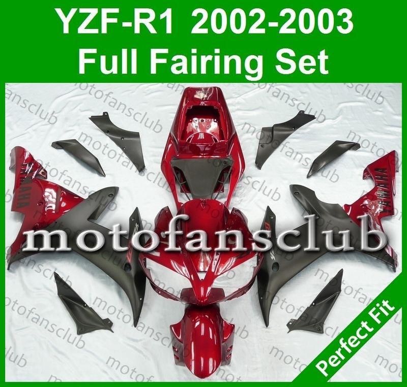 Fit yamaha yzf r1 02 03 yzfr1 2002 2003 1000 fairing bodywork plastics #16 b