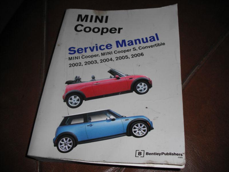  mini cooper printed service manual 02-06 free shiping 