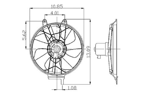 Replace ch3115109 - dodge grand caravan radiator fan assembly oe style part