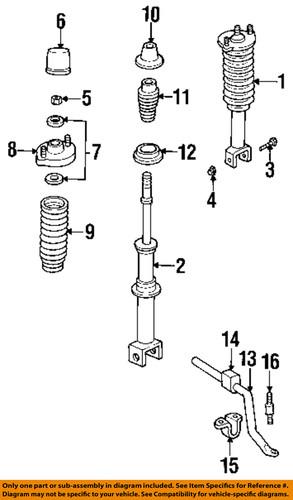 Mopar oem 4764983aa rear suspension-dust cover