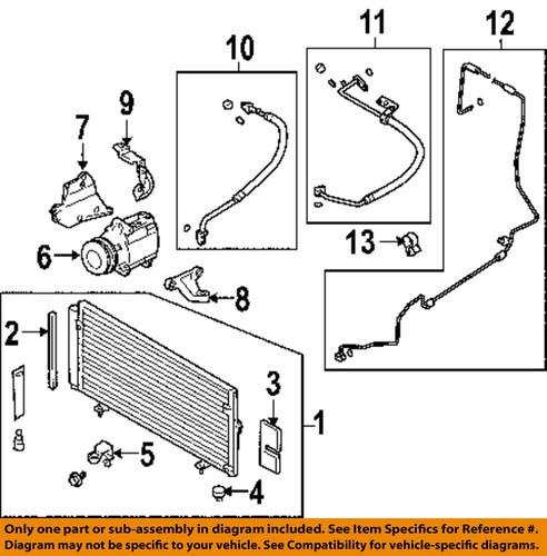 Subaru oem 73210ag01a a/c condenser