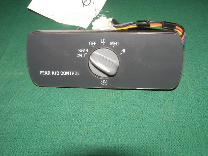 1996 1997 1998 1999 2000 chevy van  gmc van rear ac climate control oem  cargo