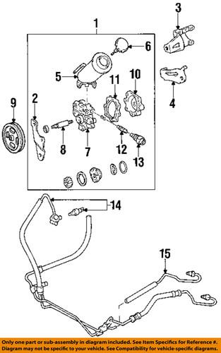 Toyota oem 4441035350 steering pressure hose/power steering pressure hose