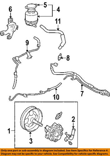 Toyota oem 4441006142 steering pressure hose/power steering pressure hose