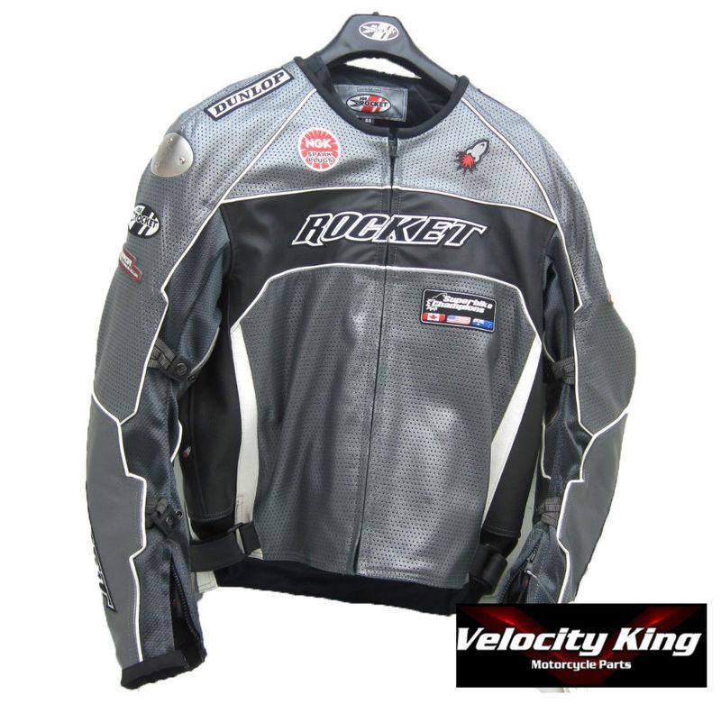 Joe rocket speedmaster 5.0  leather jacket gun metal 50