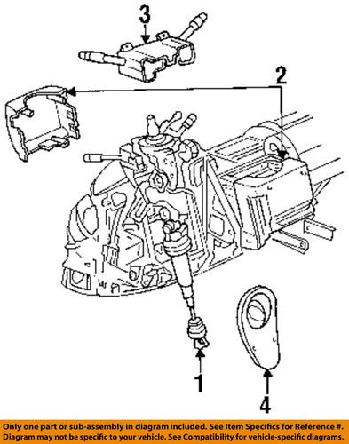 Chrysler oem qh19vk9ab steering column-shroud