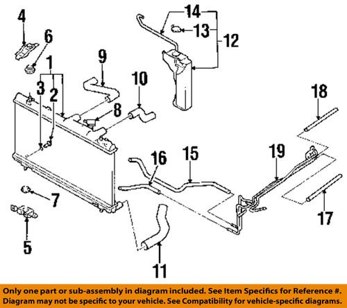 Subaru oem 45161ag04a radiator coolant hose/upper radiator hose