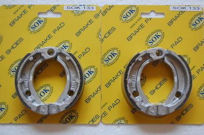 Front brake shoes fit arctic cat 50 90 2x4 y6 y12 youth