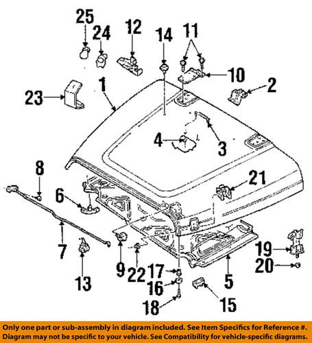 Jeep oem 34201416 hood-catch nut