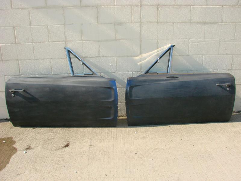 Charger 1970 1969 driver passenger right left rust free california door pair r/t
