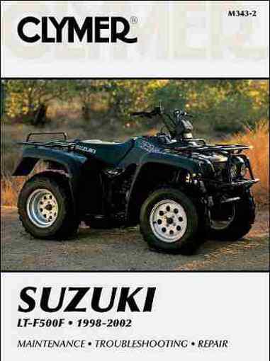 Step-by-step  suzuki lt-f500f atv repair shop manual 1998 1999 2000 2001 2002