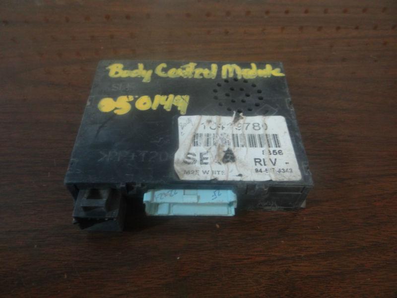 (bb2075)  96 97 98 pontiac bonneville  body  control   module  10419780