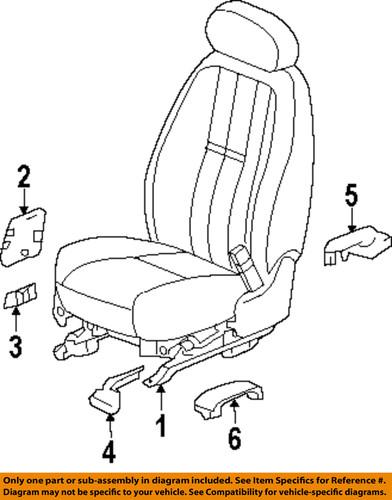 Hummer gm oem 15214533 seats & tracks-cap