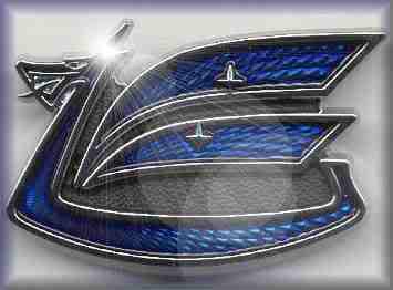 Toyota celica dragon emblem set jdm blue