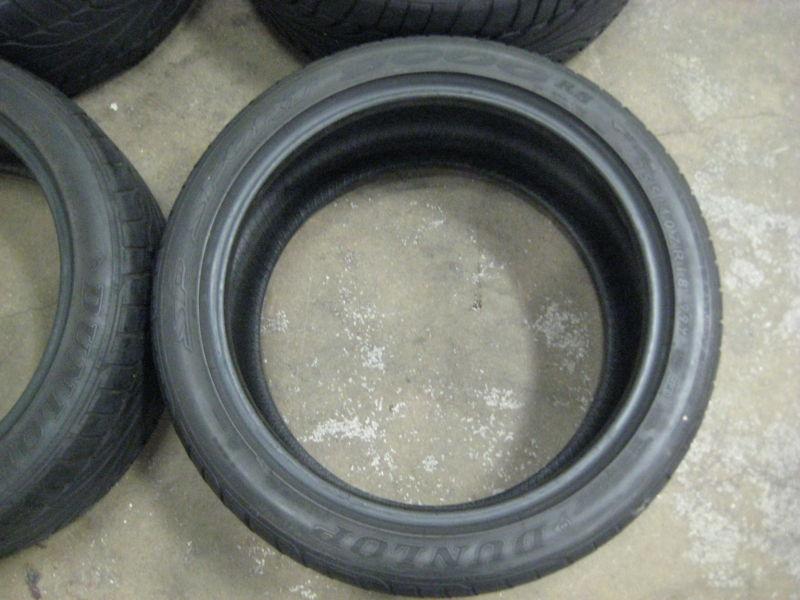 Dunlop set of 2 tires 255/40 zr18 sp sport 9000 rs 18 inch tires 