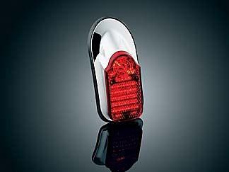 Kuryakyn universal tombstone taillight red led metric 4990