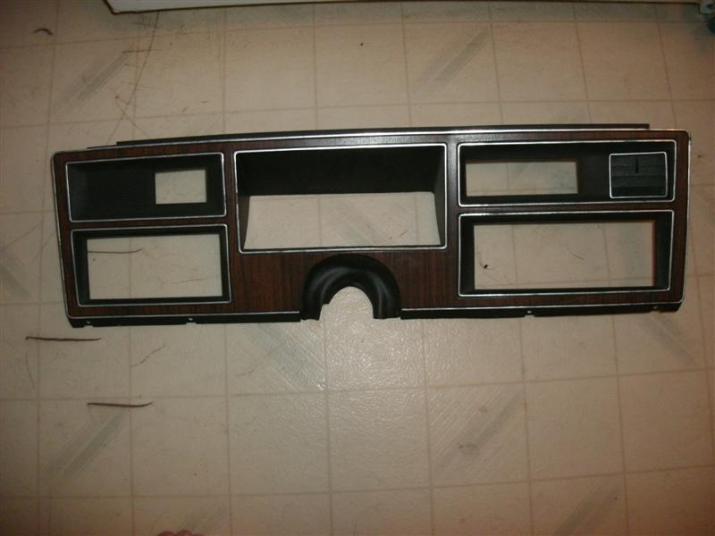 1976 77 78 79 80 volare aspen wood grain instrument panel cover